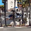 Helicopter Spirals Out of Control and Crashes on Huntington Beach, California – Video