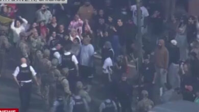 WATCH: Crowd in Chicago, Illinois tear gassed after swarming scene of crash involving ICE agents
