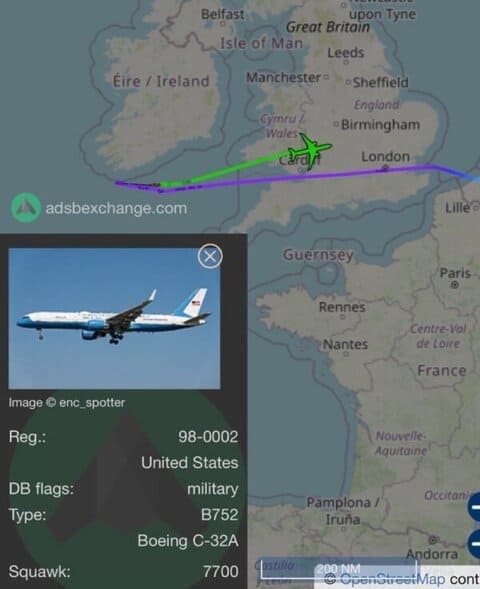 Air Force C-32 Carrying Pete Hegseth Declares In-Flight Emergency Over the Atlantic 1 Air Force C-32 Carrying Pete Hegseth Declares In-Flight Emergency Over the Atlantic