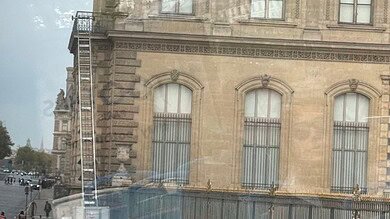 Photo: Daring Heist at the Louvre, Jewelry Stolen After Thieves Enter Through a Window