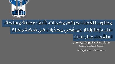 في عملية نوعية.. توقيف مطلوب خطير ومروّجي مخدرات في برج البراجنة والشويفات