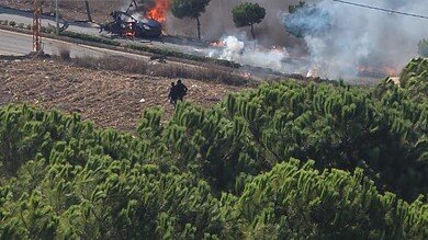 بالفيديو: غارة على سيارة في بنت جبيل