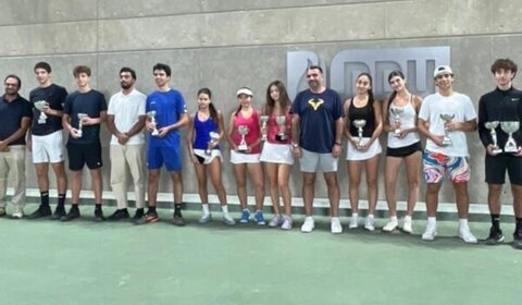 نجوم شباب التنس يتألقون في الدورة الدولية الأولى للبنان 1 التنس