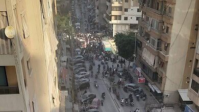 بالفيديو: أضرار كبيرة في المباني والسيارات بعد استهداف الضاحية الجنوبية