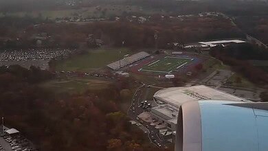 Video: Air Force One Flies Over Stadium as Trump Arrives for Lions vs Commanders Game