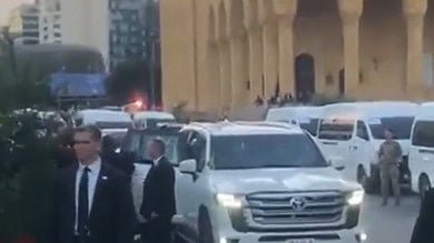 بالفيديو: وصول ‎البابا لاوون الرابع عشر إلى ساحة الشهداء