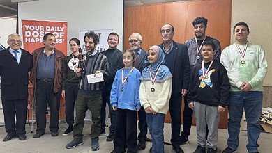 ميشال عضيمي يحتفظ بلقب دورة الميلاد الدولية للشطرنج السريع