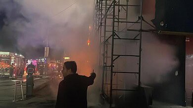 بالفيديو: حريق كبير في Khoury Home في الدورة