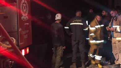 حريق داخل معمل ستانلس في غزير مساءً