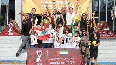 بيروت فوتبول أكاديمي تحصد لقبين عربيين وتخطف الأضواء في دبي