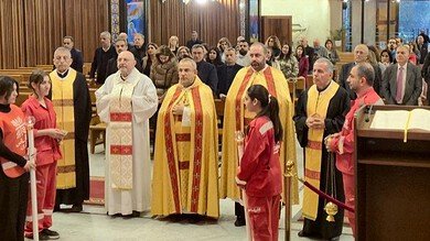 كاريتاس لبنان تحتفل بقداس الميلاد بحضور المطران عبد الساتر