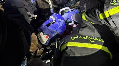 انقلاب شاحنة بمحاذاة مستوعب غاز في مكسة – شتورا