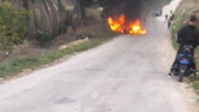 مسيرة تستهدف سيارة في المنطقة الواقعة بين بلدتي زيتا وبنعفول