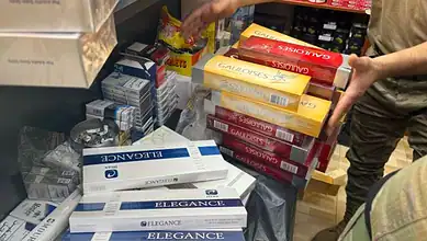 الريجي تداهم المصيطبة والليلكي وتضبط تبغاً مهرّباً ومزوّراً