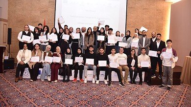 نادي الشبيبة الرياضي يختتم مشروع "يس" الشبابي الرياضي