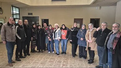 وقفة احتجاجية لموظفي قصر العدل في بعلبك وإعلان الاعتكاف