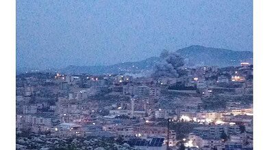 بالفيديو: غارة استهدفت المبنى المهدد في الكفور ودمرته بالكامل