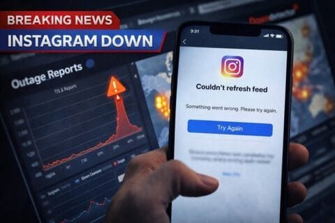 Instagram down as thousands report outages, Downdetector shows 1 Instagram down as thousands report outages, Downdetector shows
