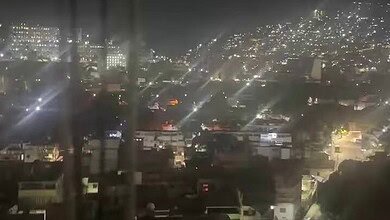 ‏بالفيديو: اصوات انفجارات في كاراكاس عاصمة فنزويلا