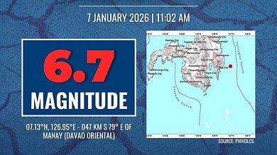 Powerful Earthquake Reported Near Davao Oriental, Philippines