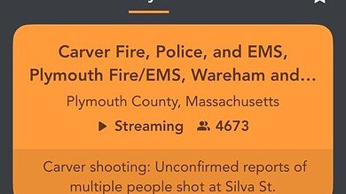 Multiple people shot in Carver, Massachusetts as police search for suspect