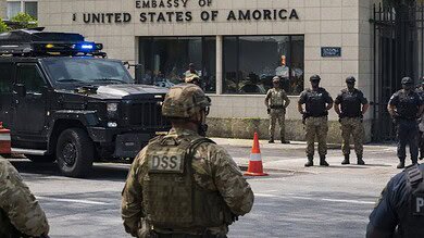 U.S. Embassy issues alert after heavy gunfire reported in Port-au-Prince, Haiti