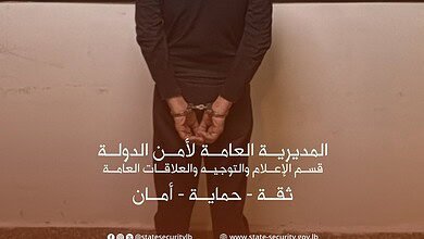 أمن الدولة يوقف فلسطينيًا في صيدا بتهمة ترويج دولار مزيف