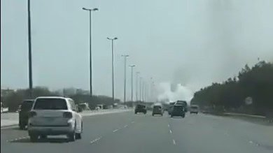 Video: Reported Iranian ballistic missile impact near Kuwait in last 30 minutes