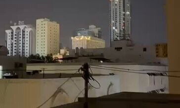Video: Reported Iranian drone hits high-rise building in Bahrain
