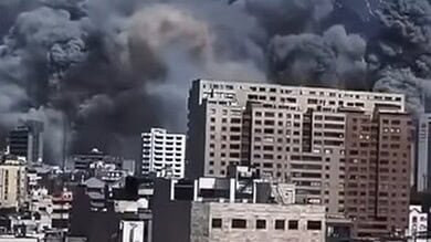 بالفيديو: سلسلة غارات تستهدف العاصمة الايرانية طهران