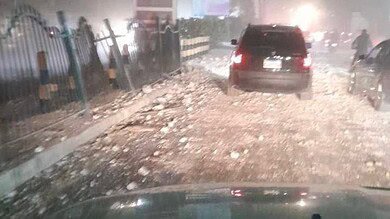 بالفيديو: طريق المطار في بيروت تحت النار.. لحظات مرعبة توثّق الدمار