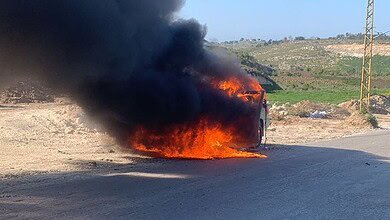 استهداف سيارة في شانيه