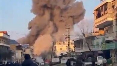 بالفيديو: المشهد من بدنايل لحظة الغارة الإسرائيلية على فرع القرض الحسن