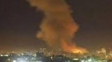 انفجارات في محيط مطار بغداد