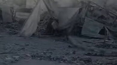 بالفيديو: الدمار من مدينه النبطيه صباح اليوم