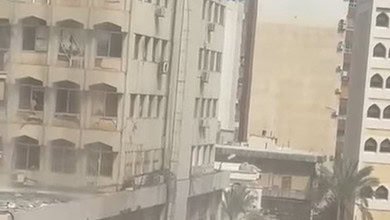 بالفيديو: مبنى المقاصد في صيدا ومعلومات أولية من محاولة اغتيال