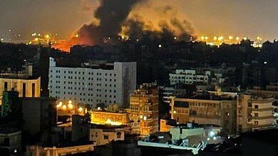 الغارة استهدفت محيط ملعب الراية في الضاحية