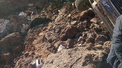 بالصور: ساحة بلدة النبي شيت بعد الغارات