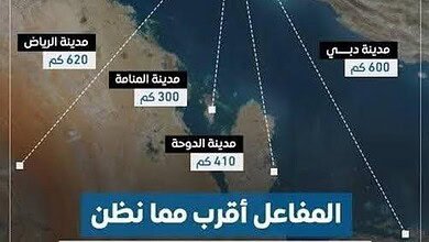 خطر مفاعل بوشهر الإيراني على دول الخليج في حال تفجيره