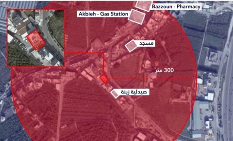 أدرعي ينشر تهديد إلى سكان مزرعة العاقبية