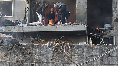 بالفيديو: استهداف شقة في بر الياس يسفر عن قتلى وجرحى