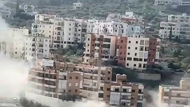 بالفيديو: الغارة على ضاحية صيدا الشرقية استهدفت الطبقة الاخيرة من مبنى سكني