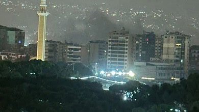 غارة قوية على الضاحية الجنوبية لبيروت