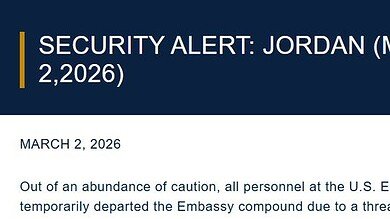 إخلاء السفارة الأمريكية في الأردن
