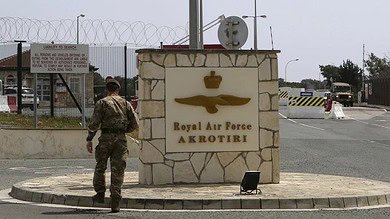 Security threat declared at British bases in Cyprus, personnel ordered to shelter