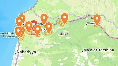 دوي صفارات الإنذار في شمال اسرائيل على الحدود اللبنانية