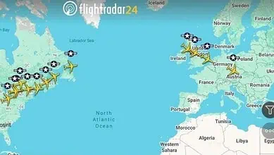 At least 17 U.S Air Force Tankers are en route to the Middle East