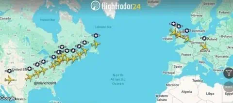 At least 17 U.S Air Force Tankers are en route to the Middle East