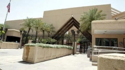 The Saudi Ministry of Defense confirmed that the U.S. Embassy in Riyadh was struck by 2 drones