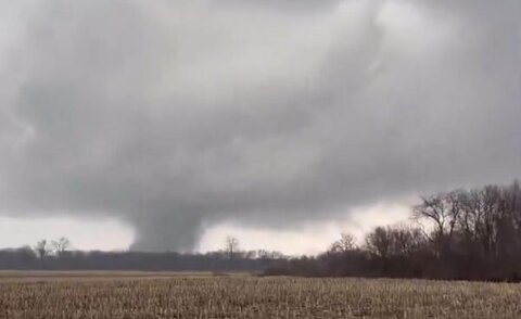 Video: Union City Michigan Tornado Confirmed on the Ground